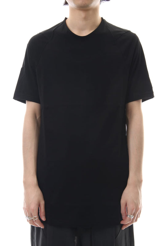 Short sleeve 2/80 Cotton jersey Regular fit - Black