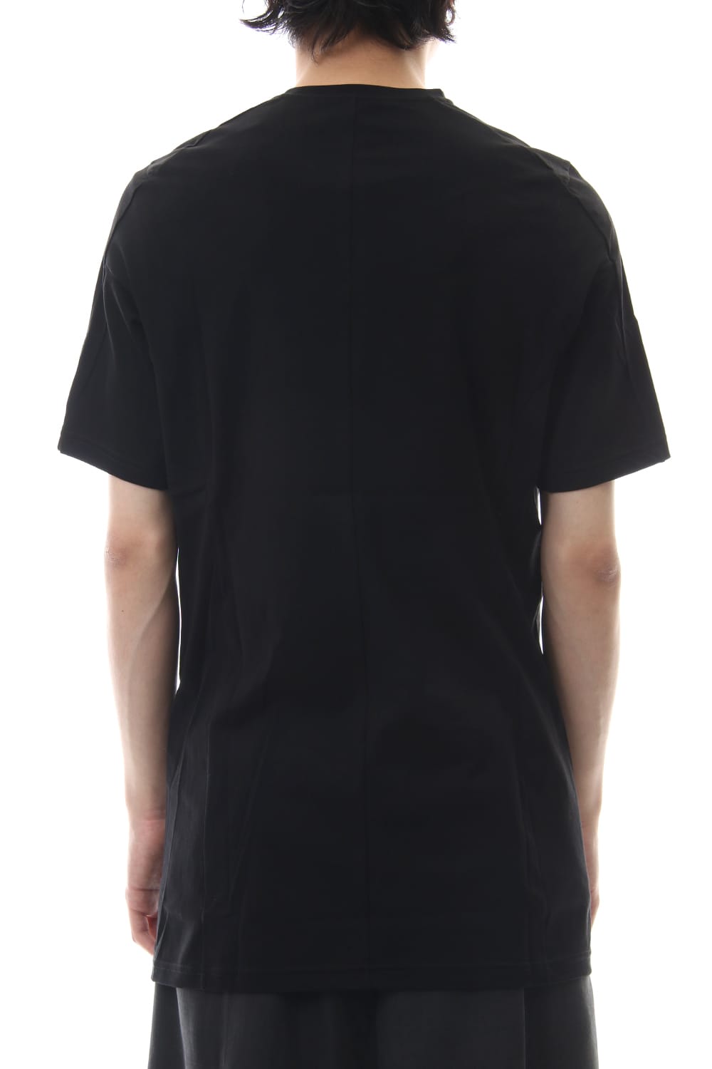 Short sleeve 2/80 Cotton jersey Regular fit - Black