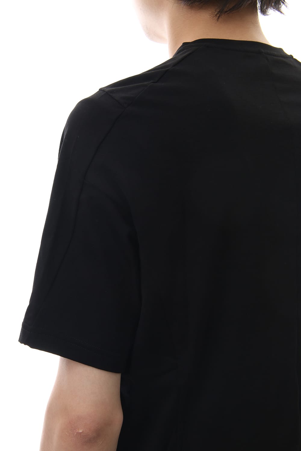 Short sleeve 2/80 Cotton jersey Regular fit - Black