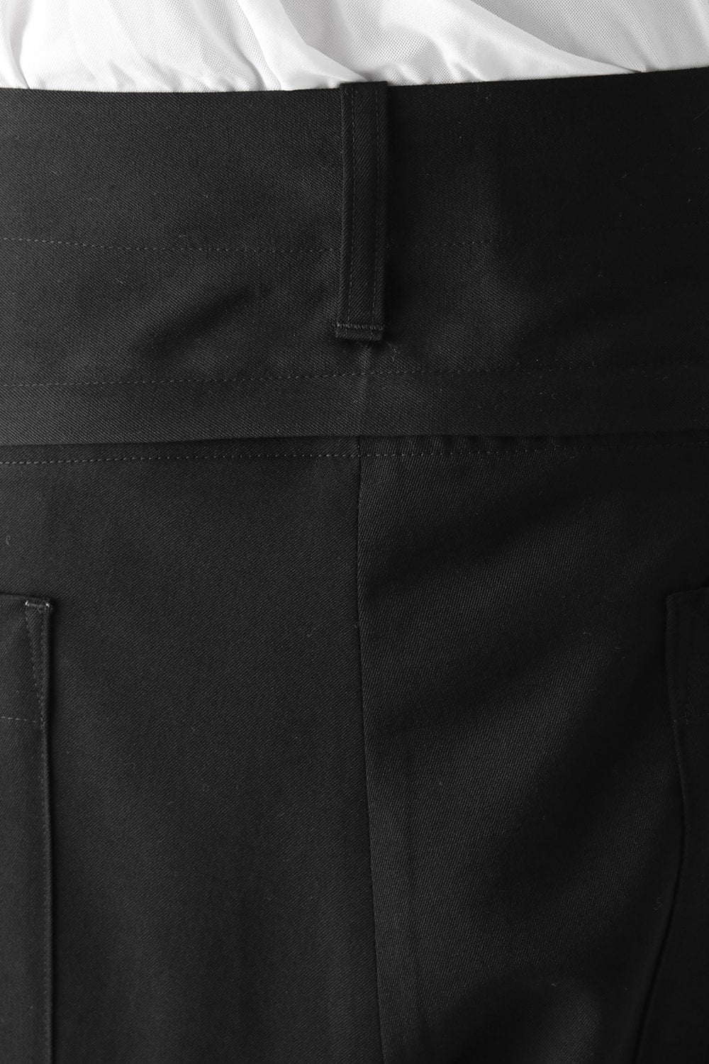 Wrinkle Garbardine Hanging Back Part Pants