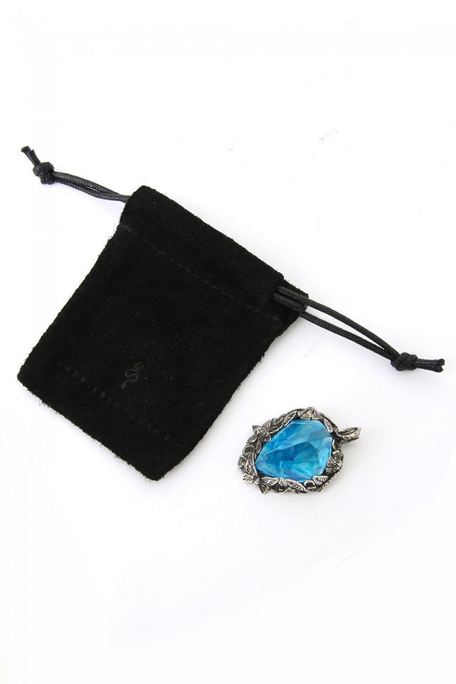 the WINTER male / Necklace Charm BLUE