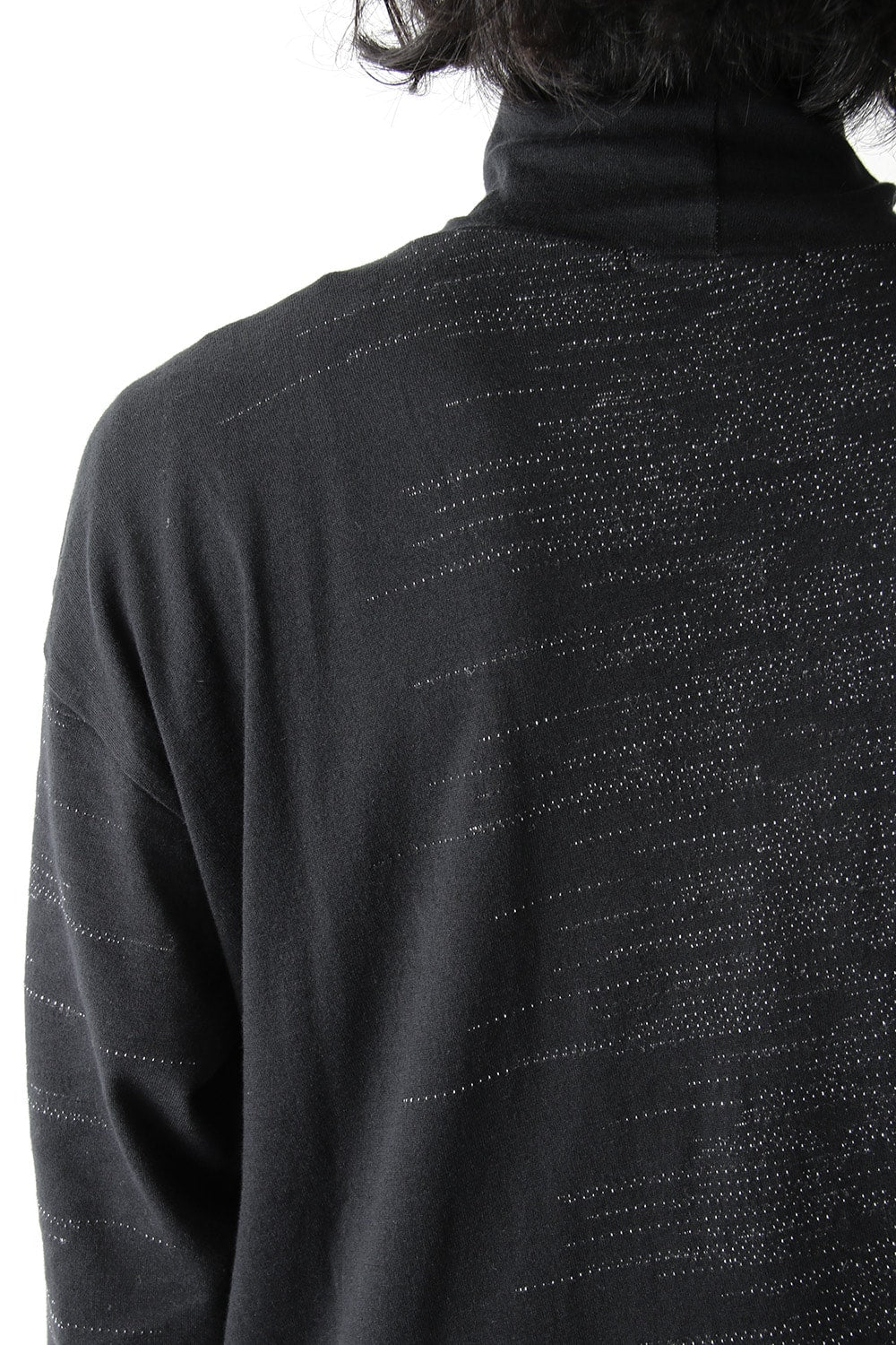 Inlay Cut Jacquard Bottle neck T