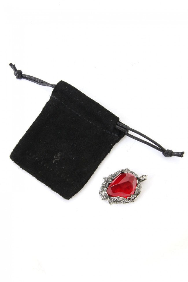 the WINTER male / Necklace Charm RED