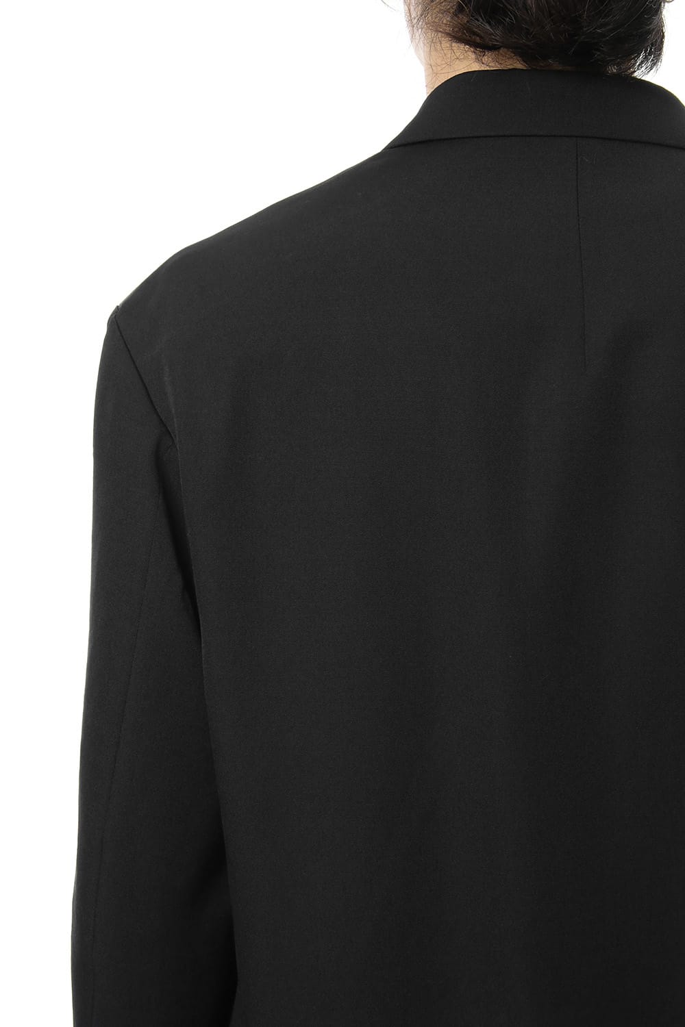 Left Front Double jacket Dress Wrinkled Gabardine