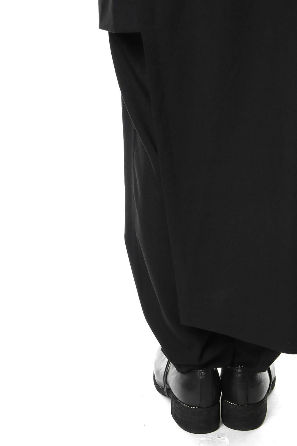 Left Front Double jacket Dress Wrinkled Gabardine