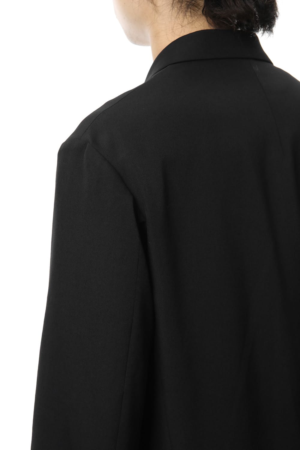 Left Front Double jacket Dress Wrinkled Gabardine