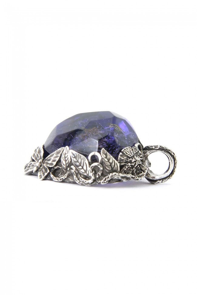 the WINTER male / Necklace Charm PURPLE