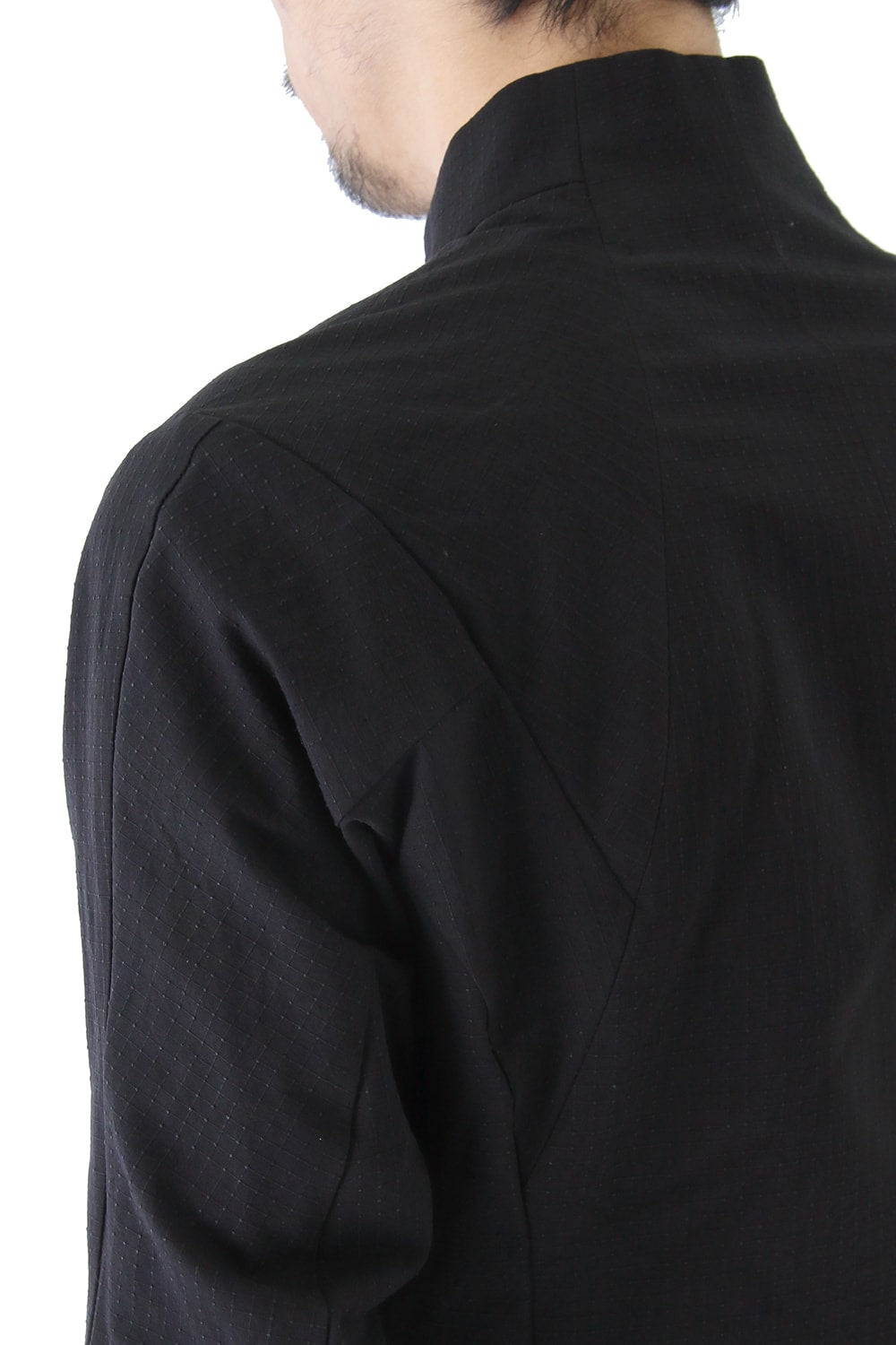 Jacket Cotton Linen Rip Stop Black