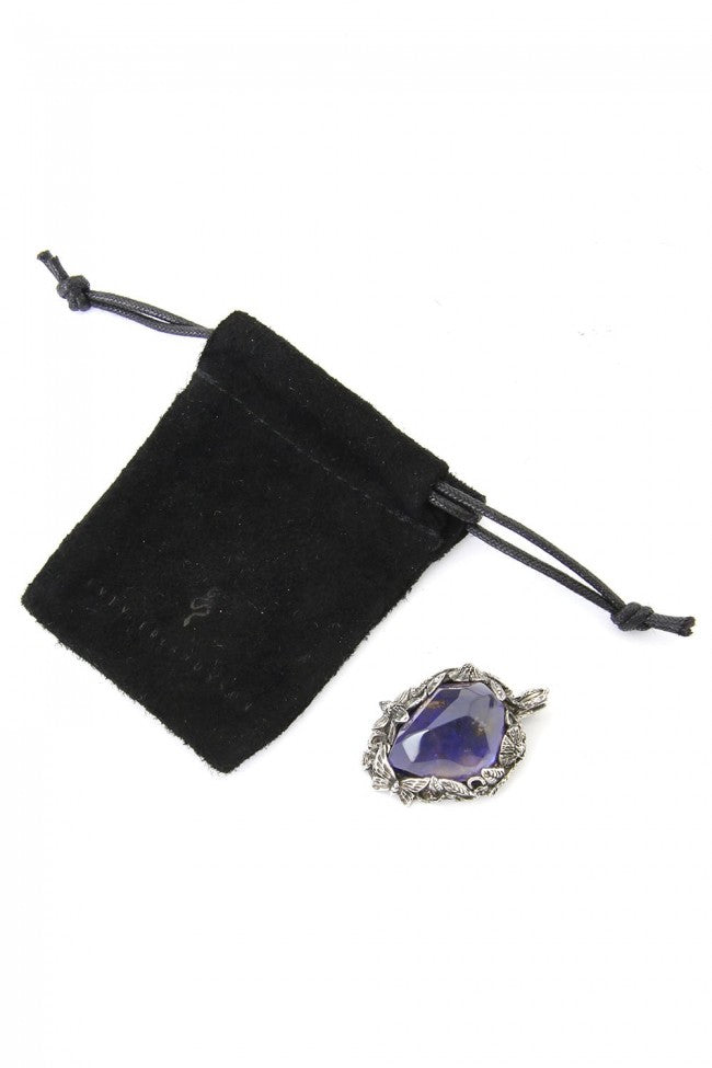 the WINTER male / Necklace Charm PURPLE