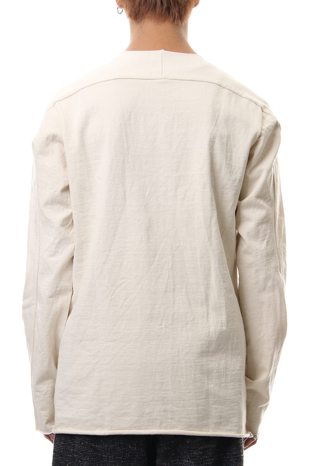 Aegean Sea Cotton  L/S T-Shirts Off White