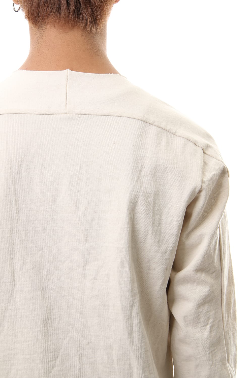 Aegean Sea Cotton  L/S T-Shirts Off White