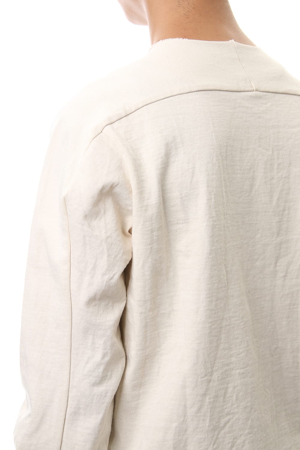 Aegean Sea Cotton  L/S T-Shirts Off White