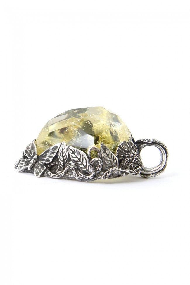 the WINTER male / Necklace Charm YELLOW