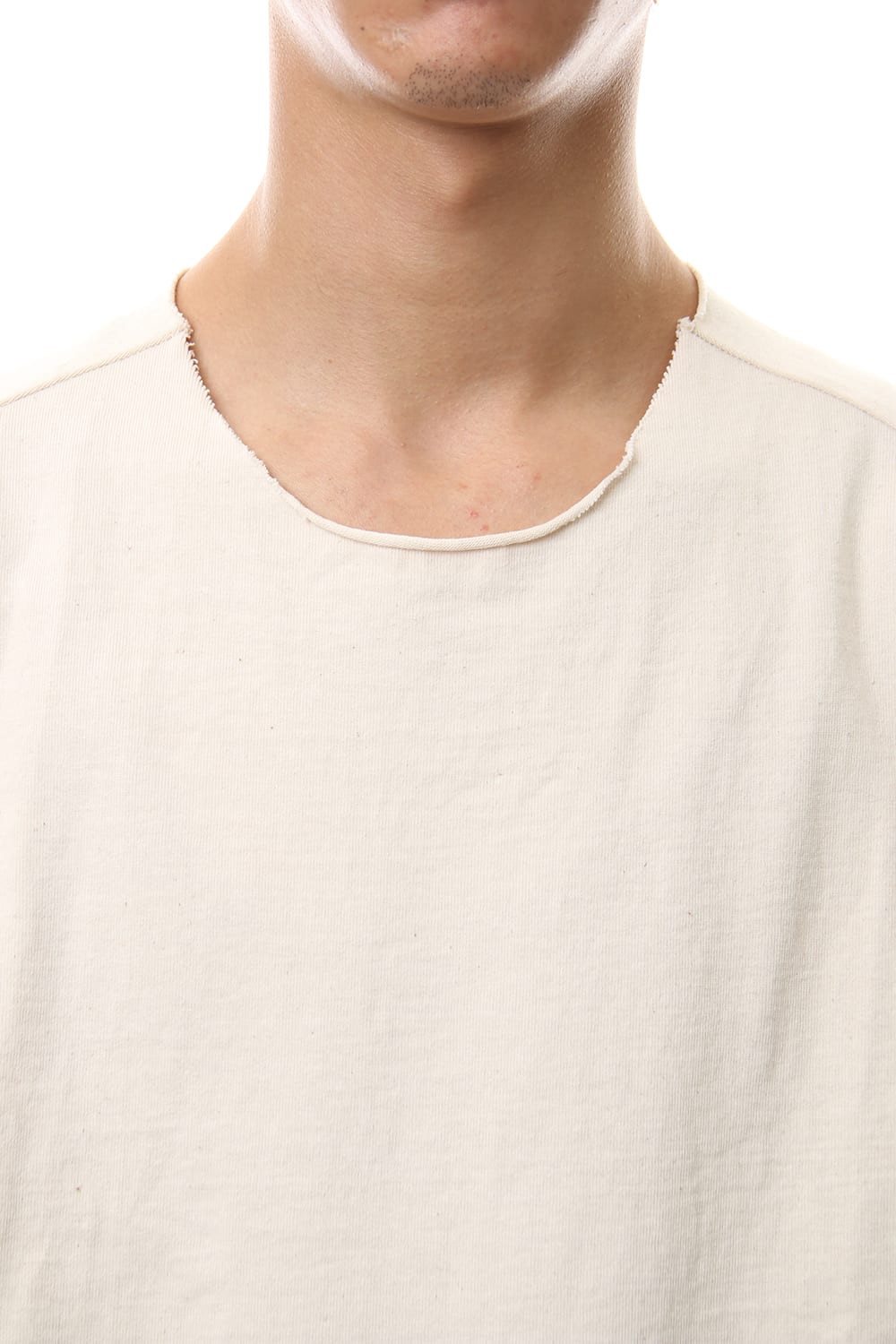 Aegean Sea Cotton  L/S T-Shirts Off White