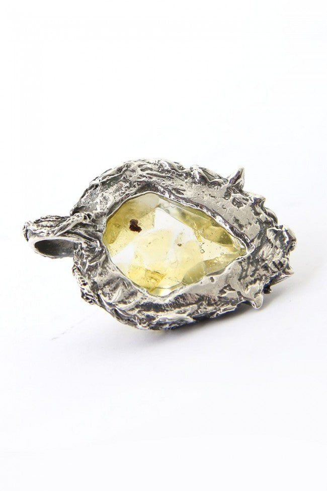 the WINTER male / Necklace Charm YELLOW