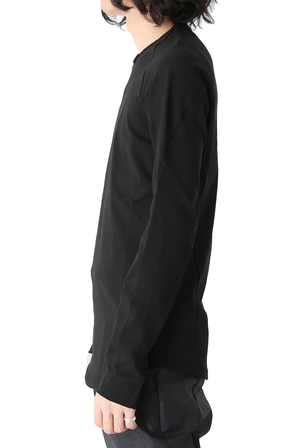 Long Sleeve Medium Jersey Black