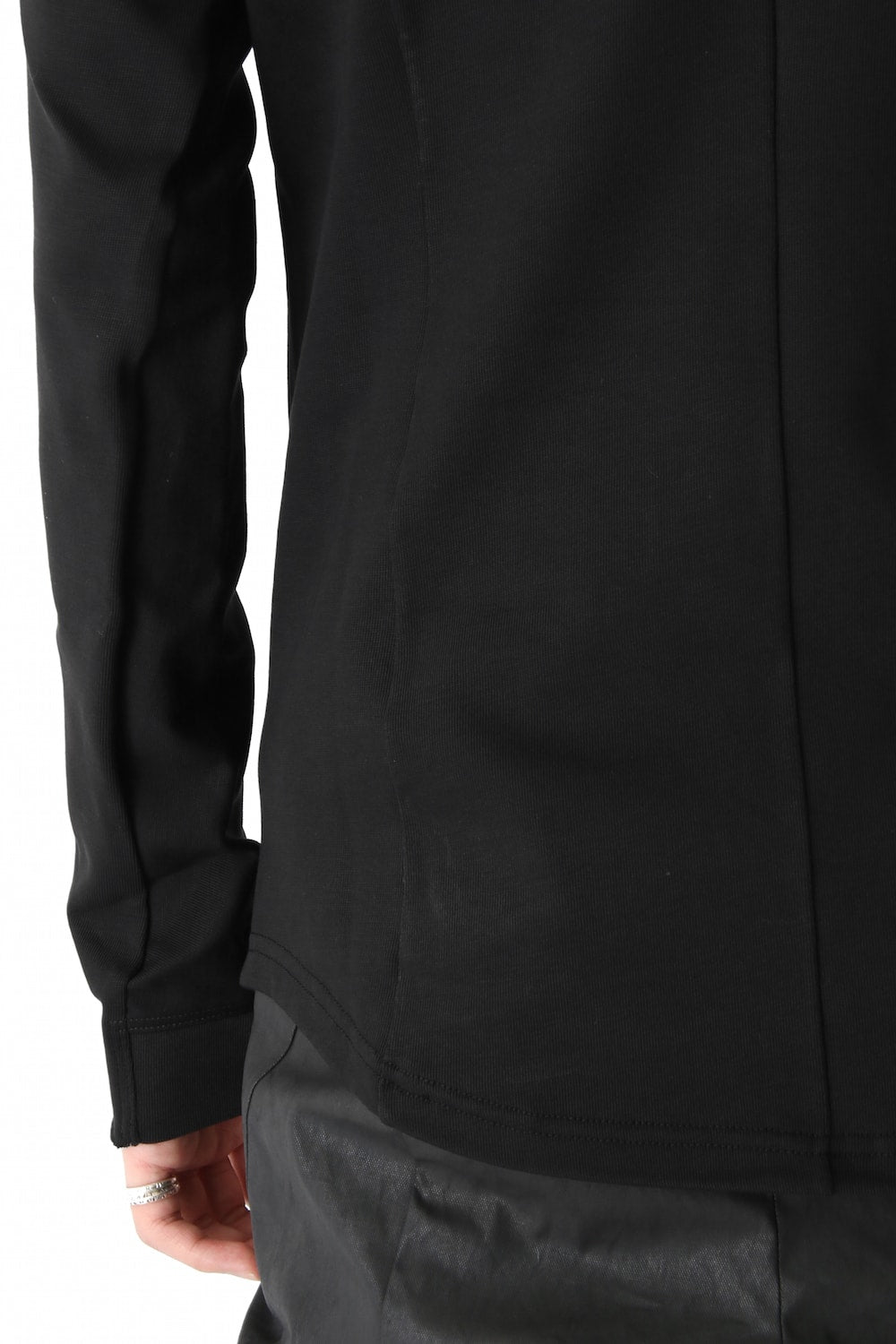 Long Sleeve Medium Jersey Black