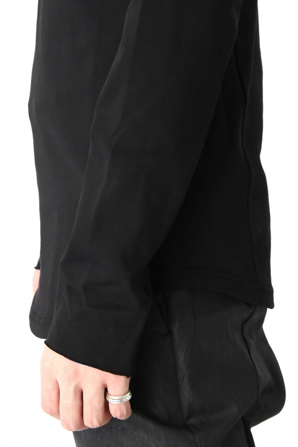 Long Sleeve Medium Jersey Black