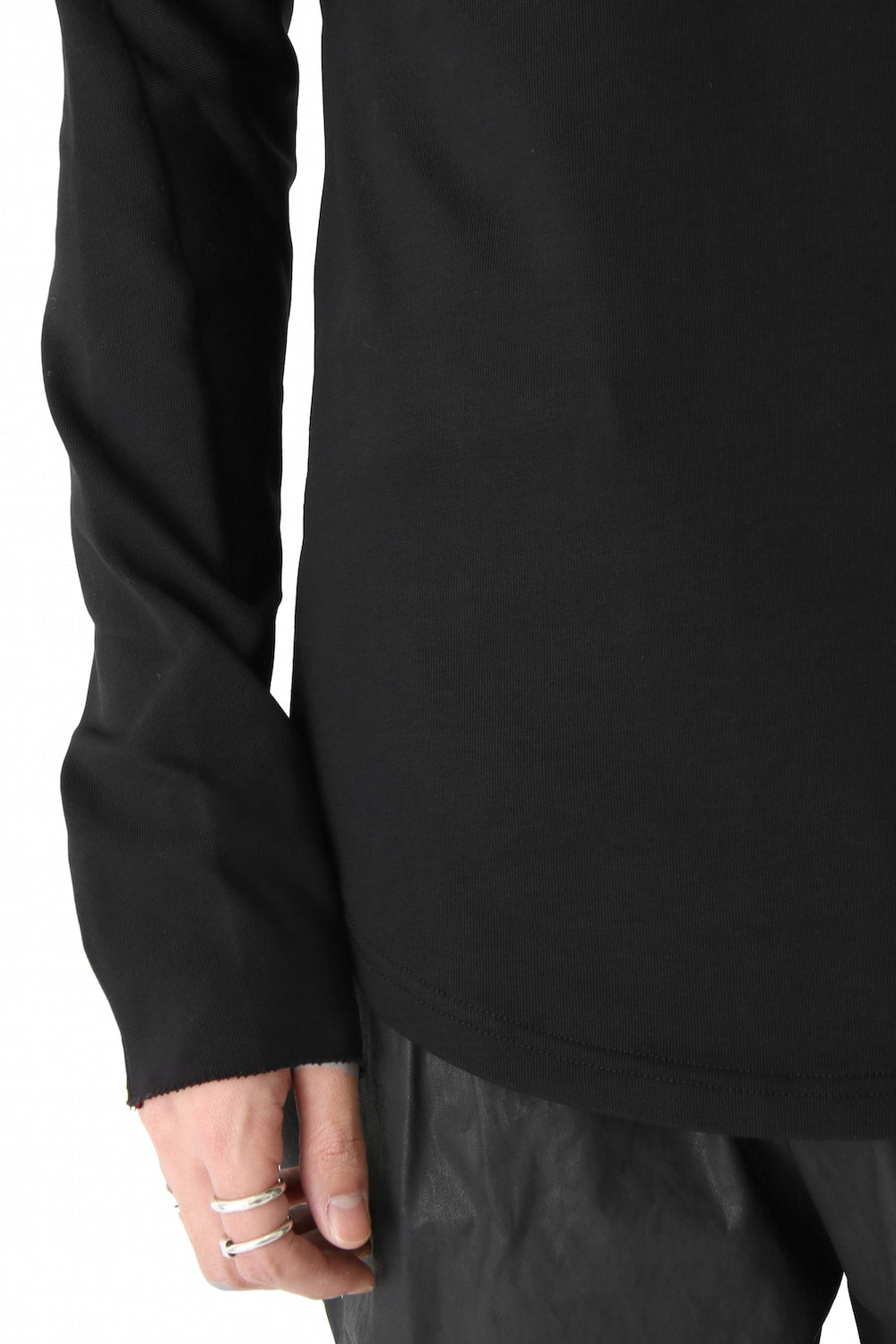 Long Sleeve Medium Jersey Black