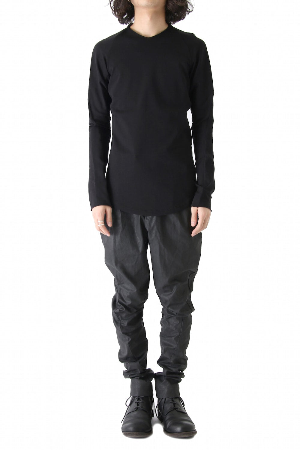 Long Sleeve Medium Jersey Black