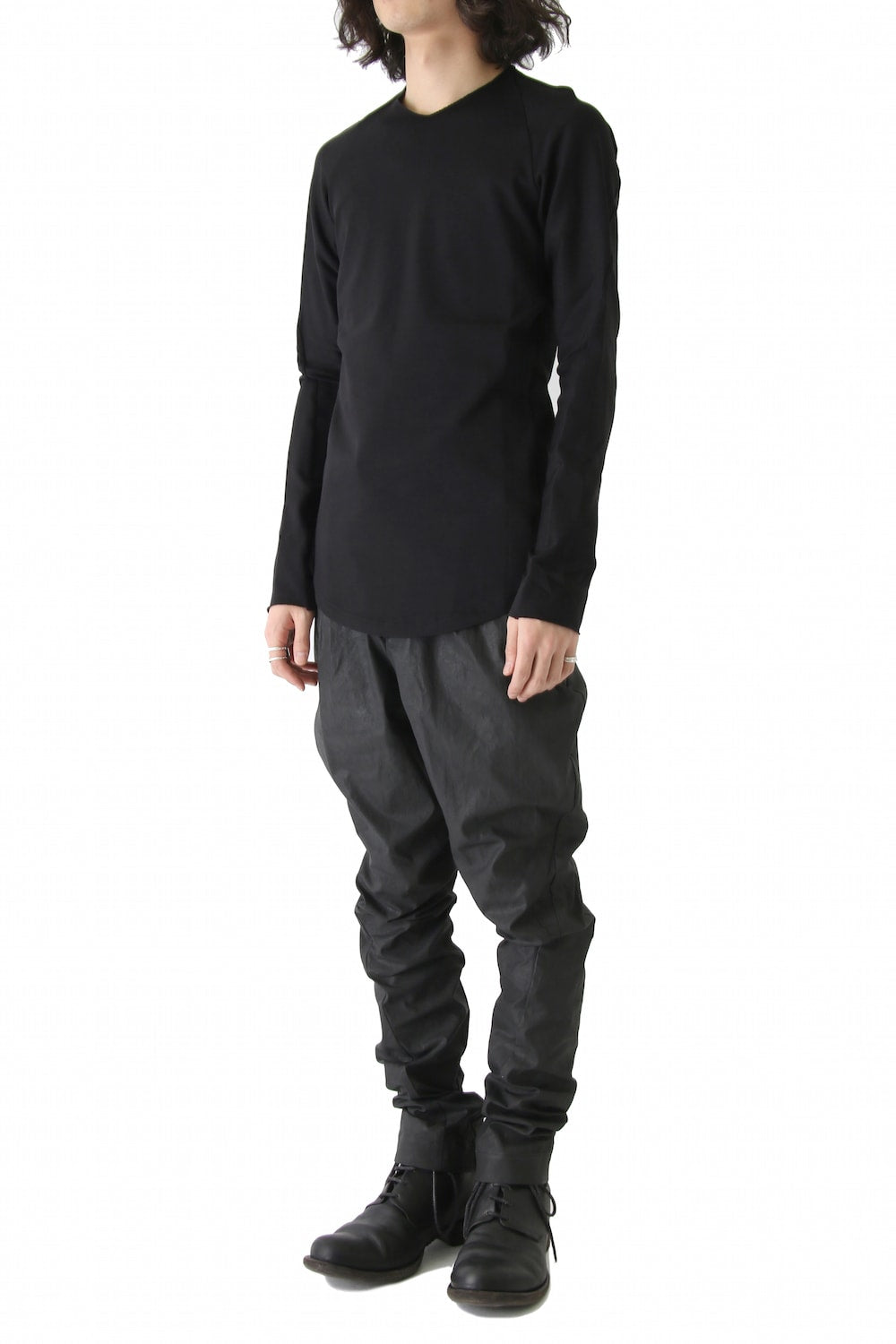 Long Sleeve Medium Jersey Black