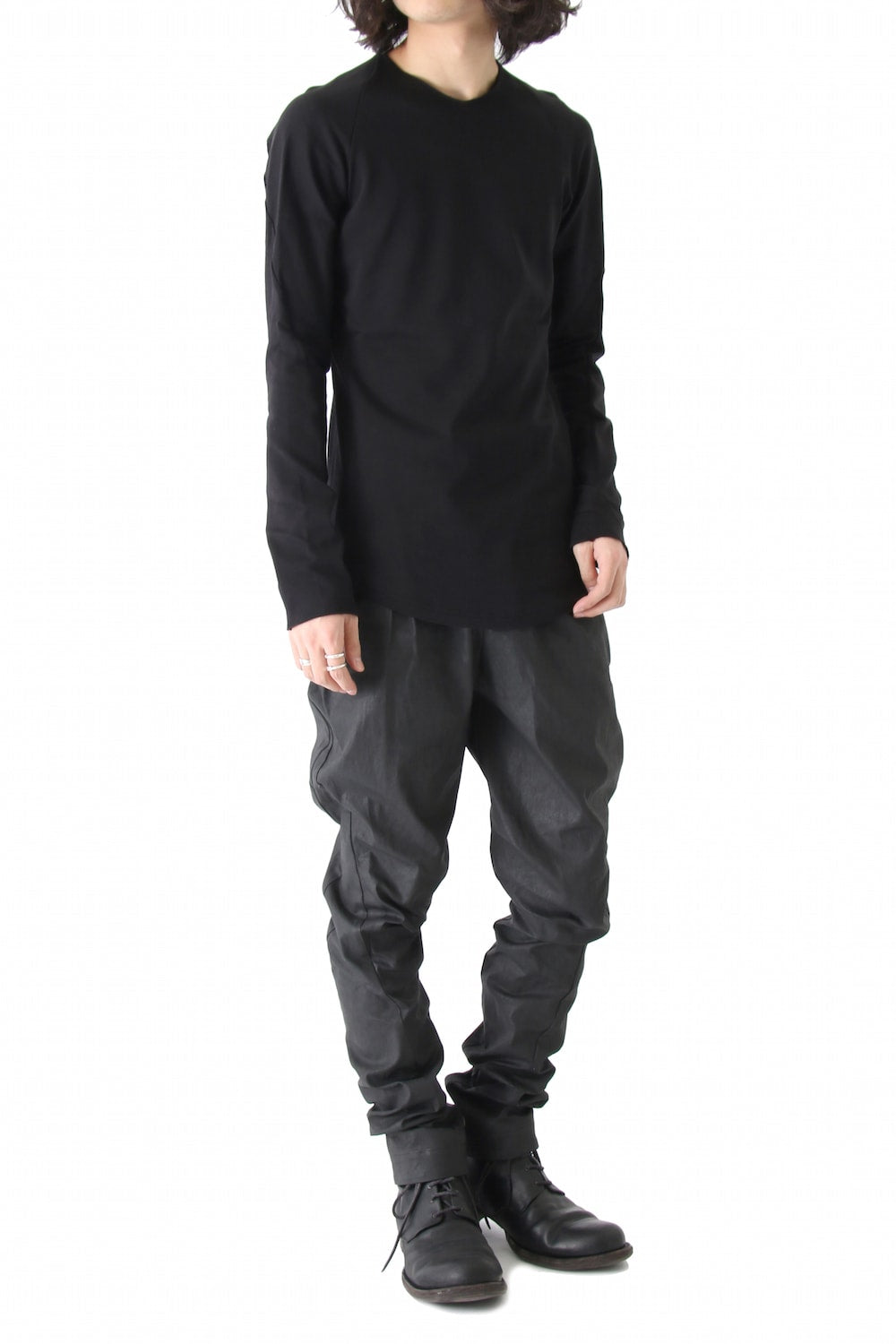 Long Sleeve Medium Jersey Black