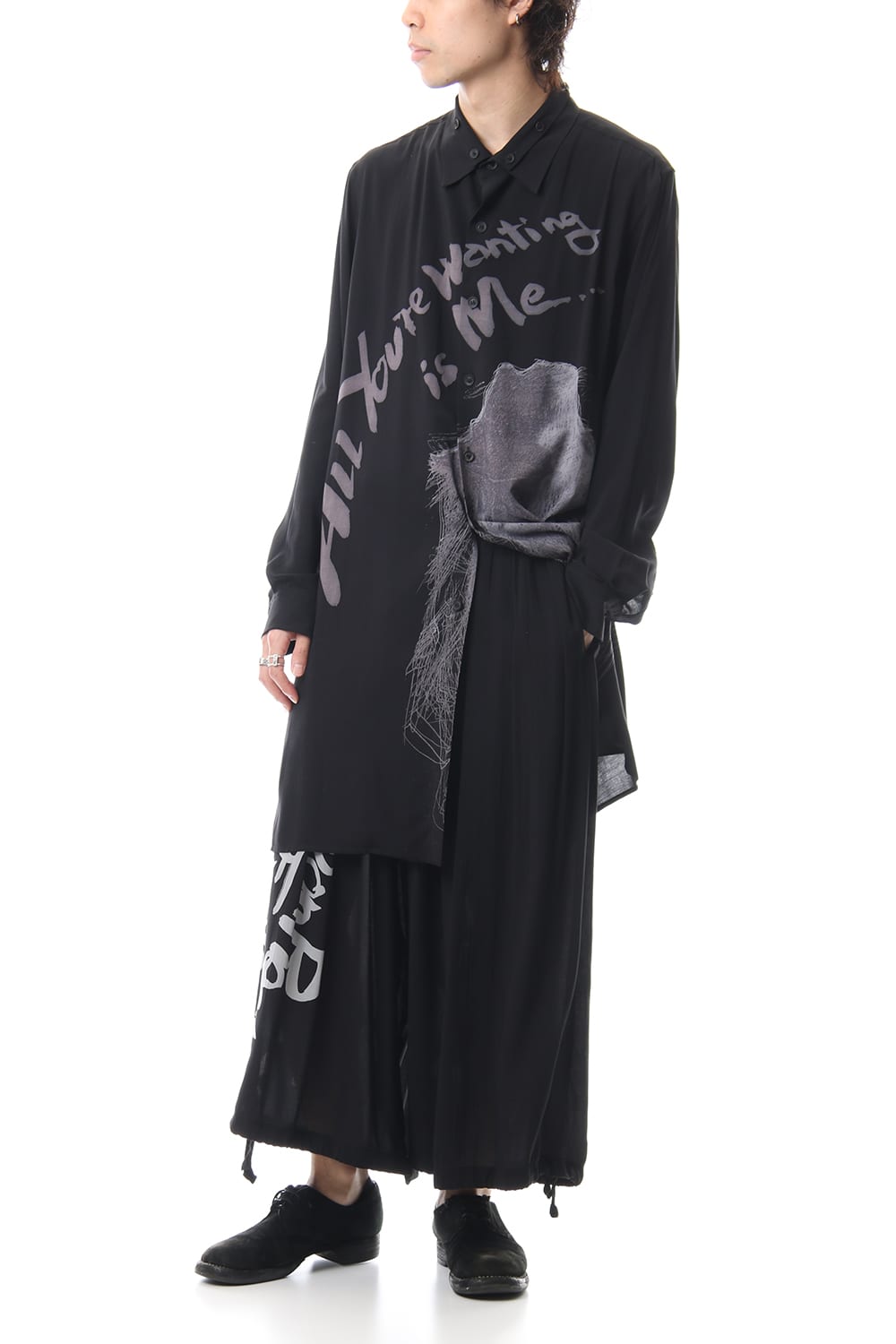 Right Print Balloon Pants