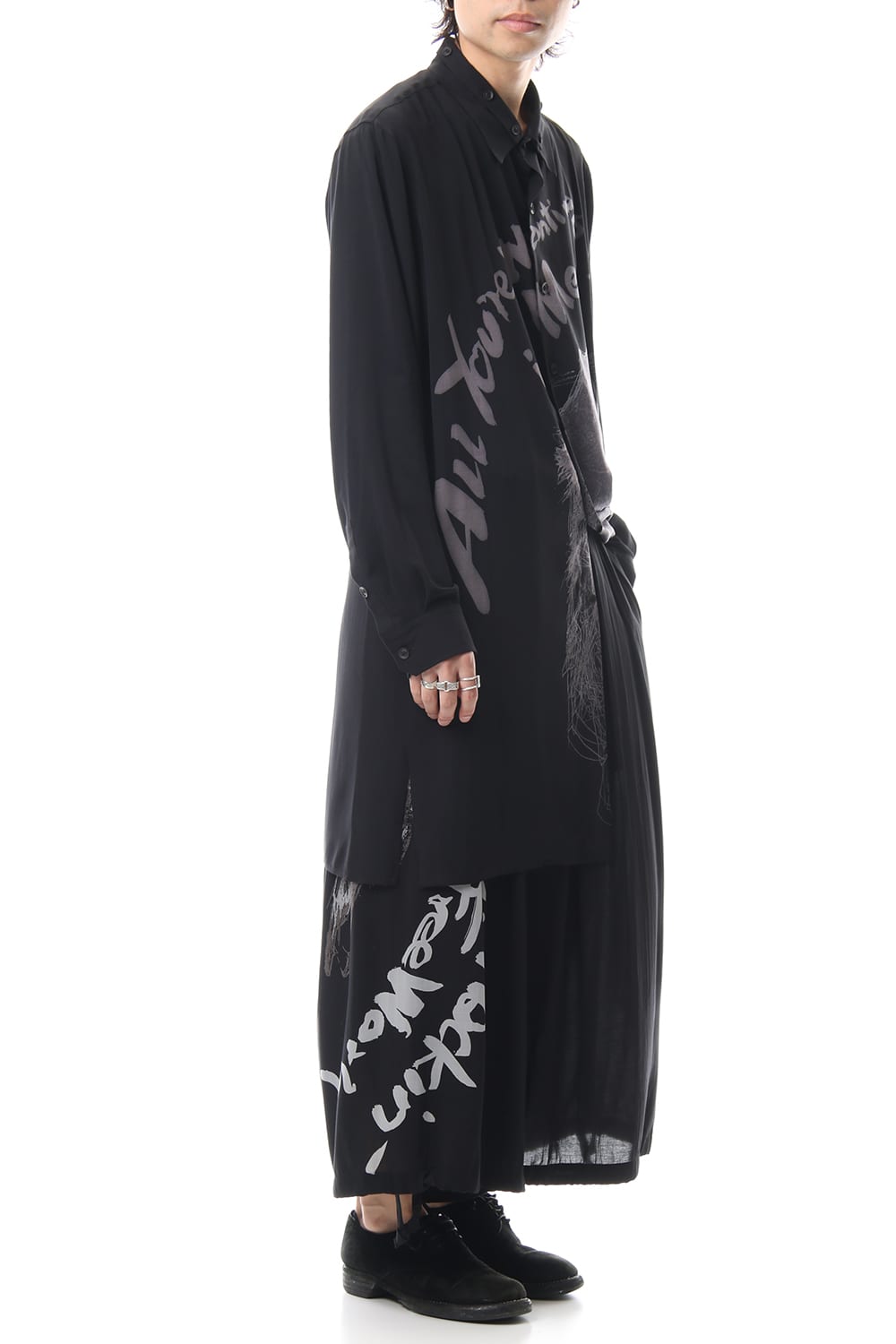 Right Print Balloon Pants