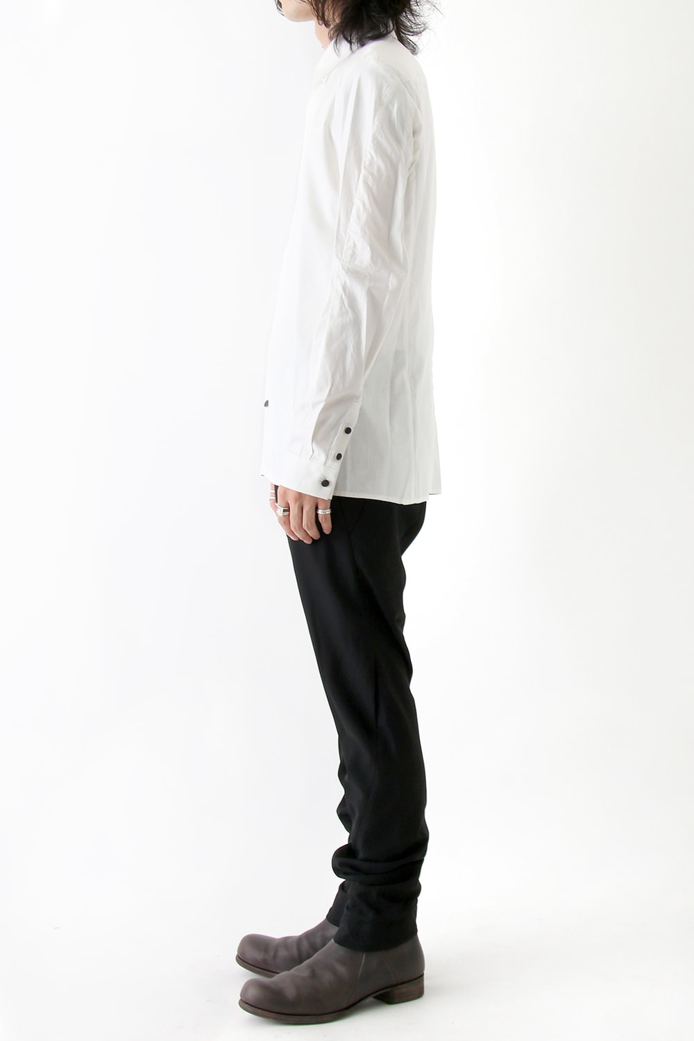 Slim Pants Wool Super 120's Gabadine