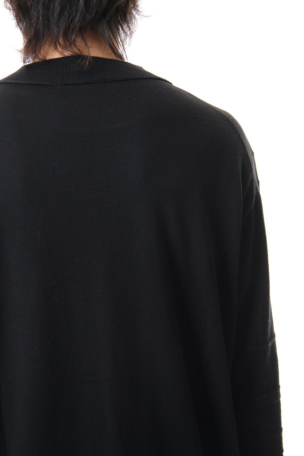 Fine merino Border Sleeve L/S Tshirt 