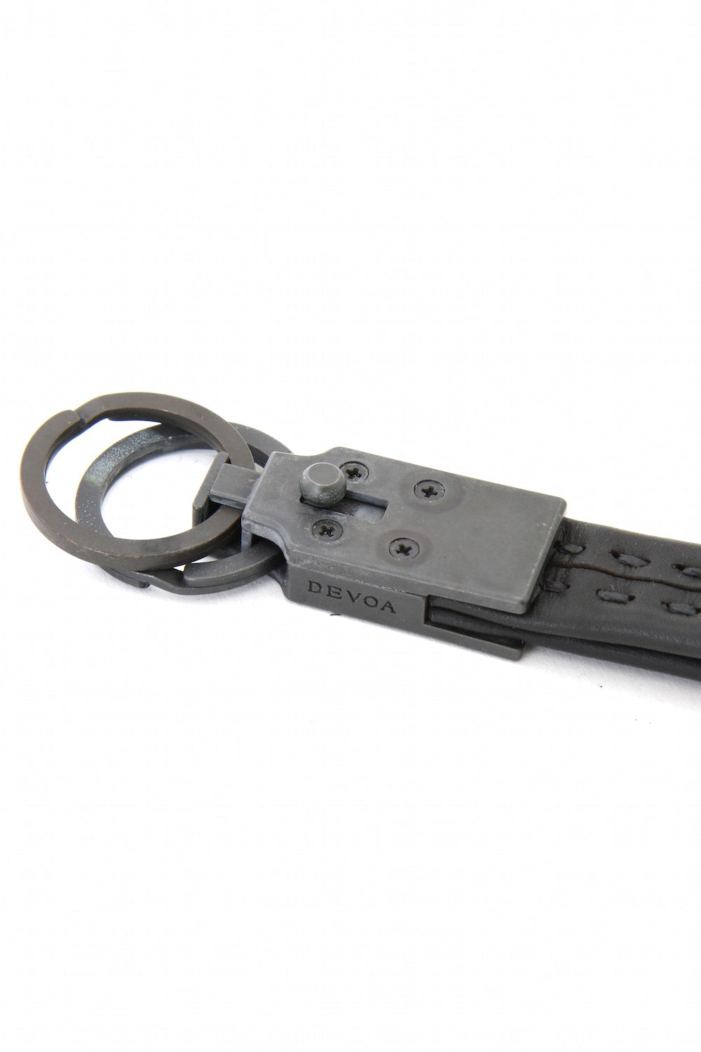 Key Holder Brass and Calf