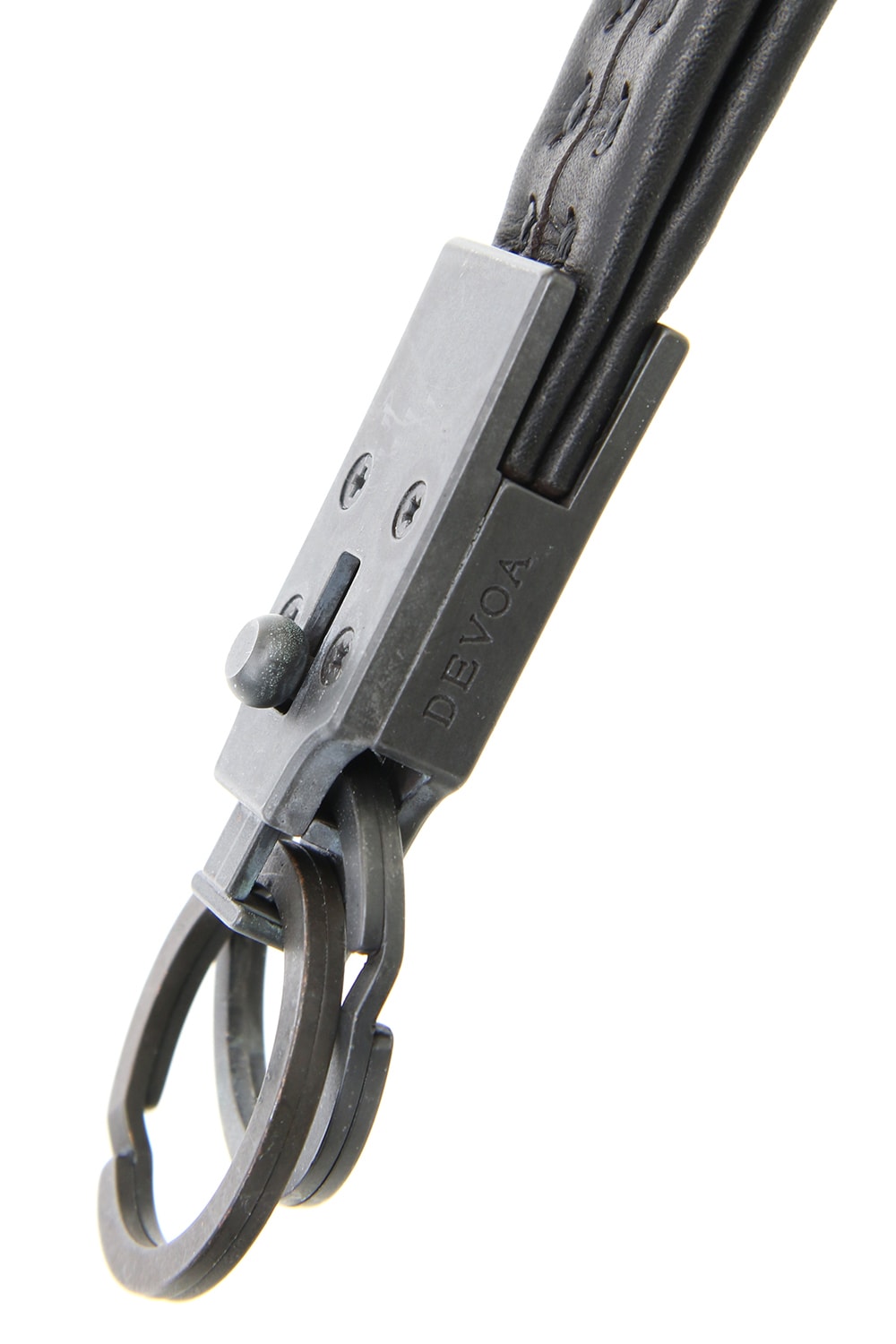 Key Holder Brass and Calf