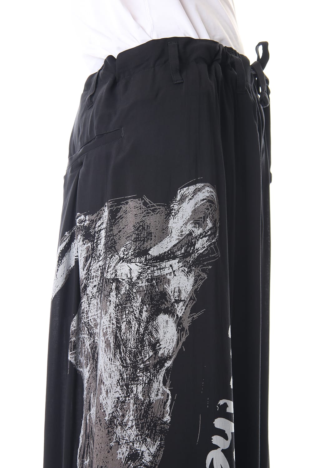 Right Print Balloon Pants