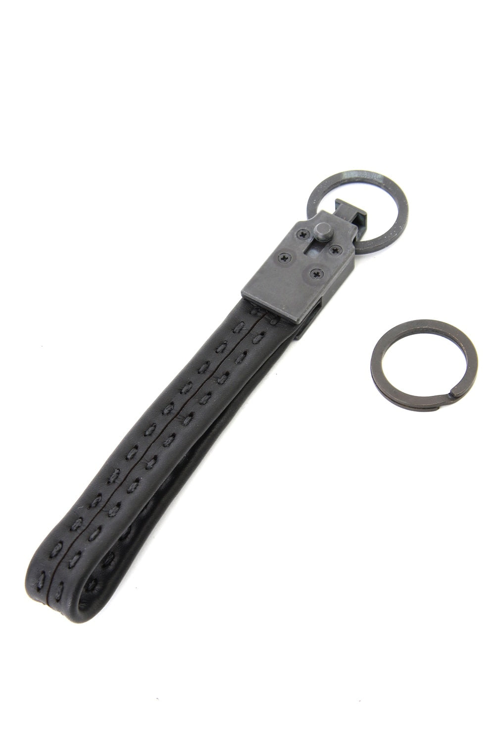 Key Holder Brass and Calf