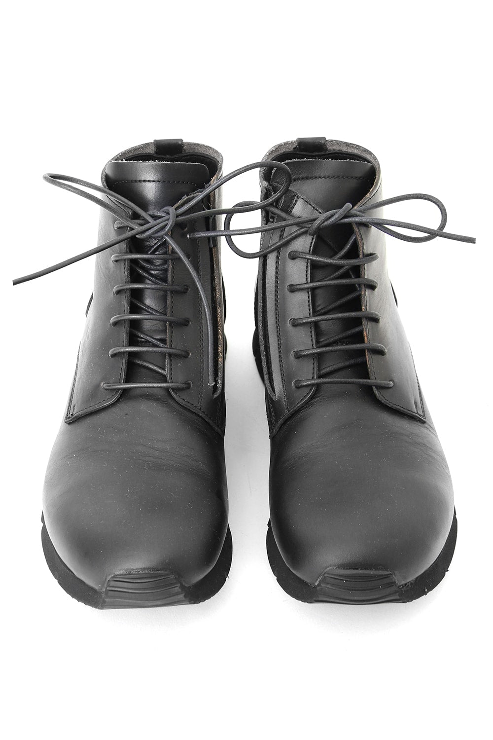 Leather High Cut Sneakers