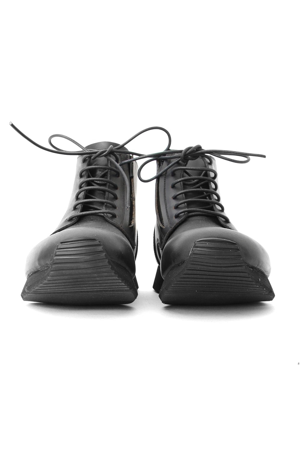 Leather High Cut Sneakers