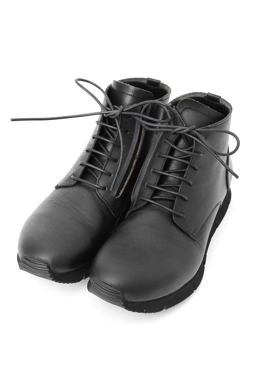 Leather High Cut Sneakers