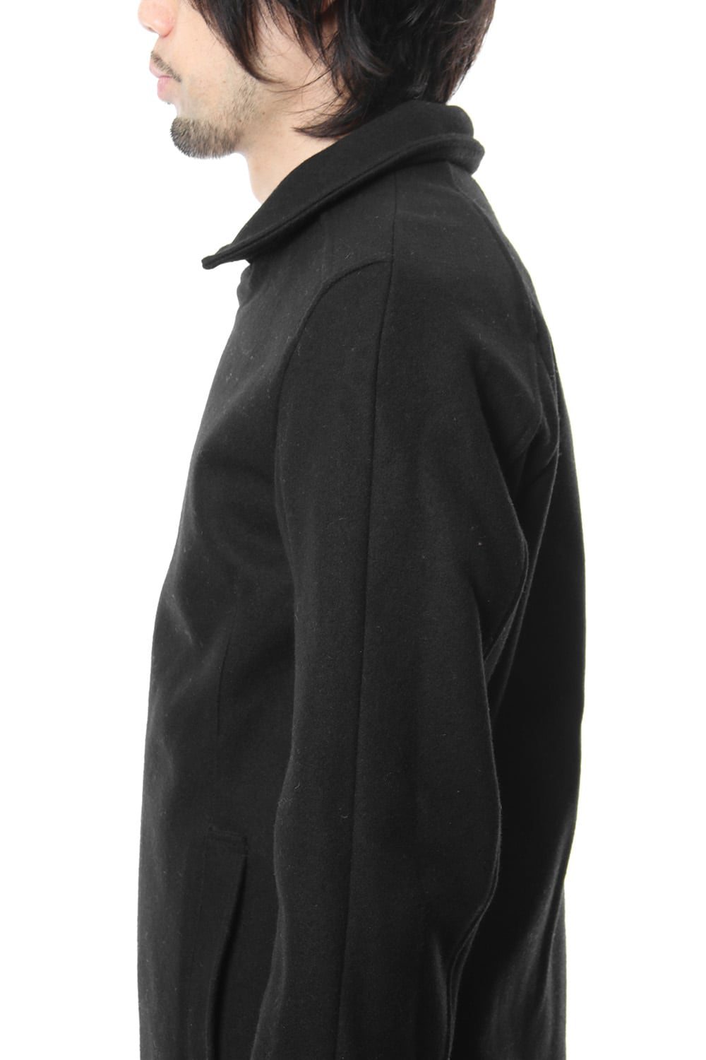 Heavy Melton Flight Jacket RB-051 Black