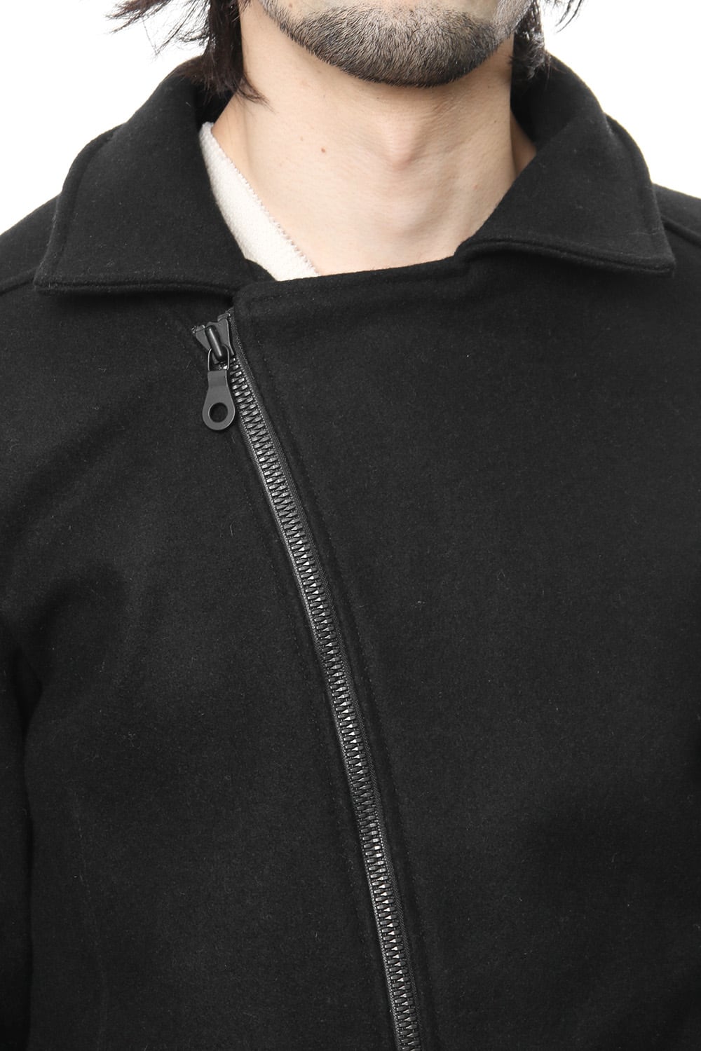 Heavy Melton Flight Jacket RB-051 Black