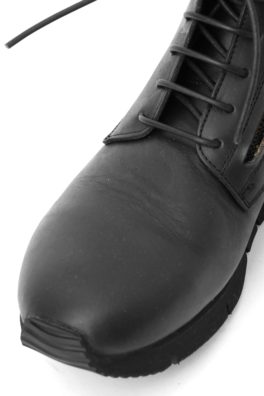 Leather High Cut Sneakers