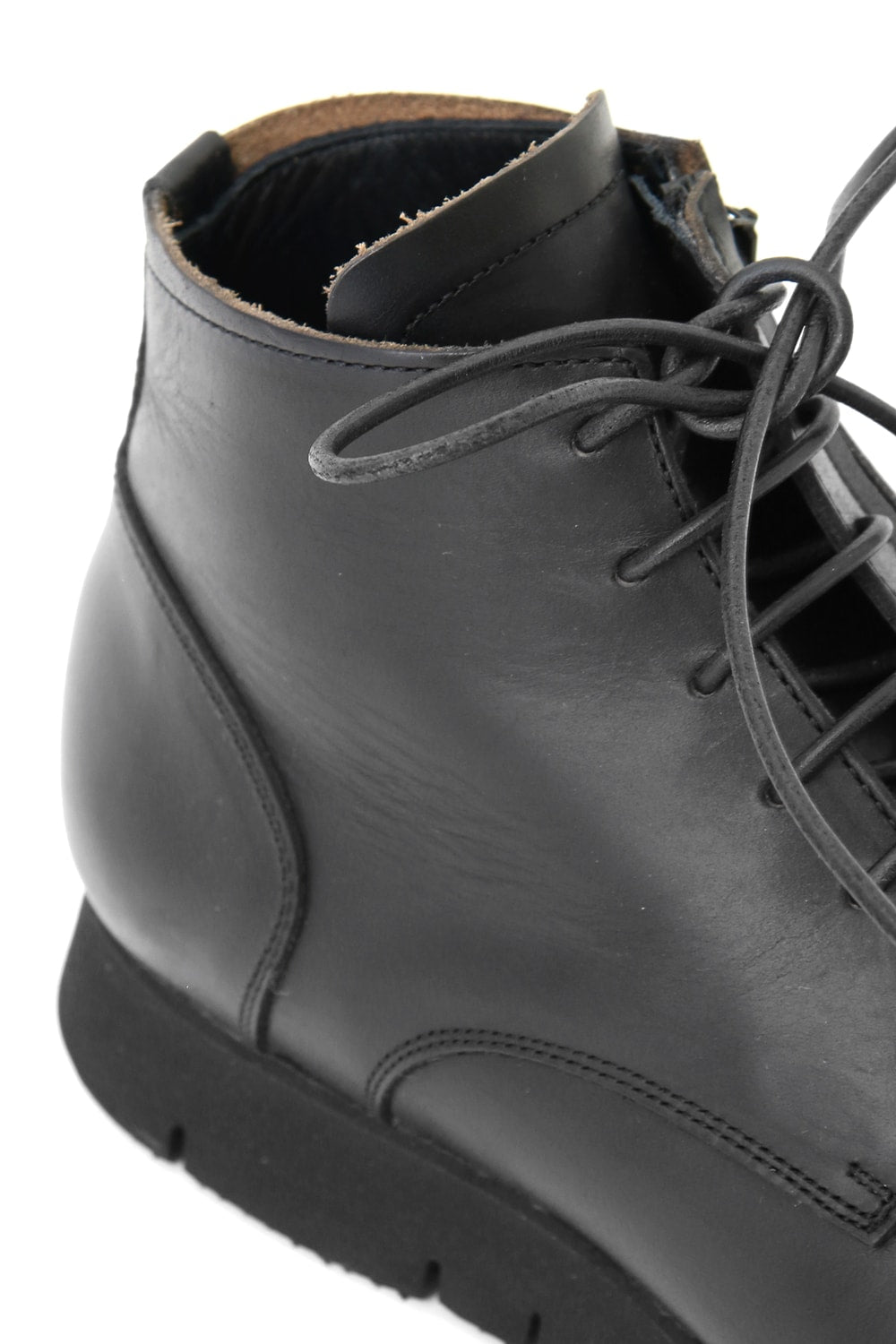 Leather High Cut Sneakers