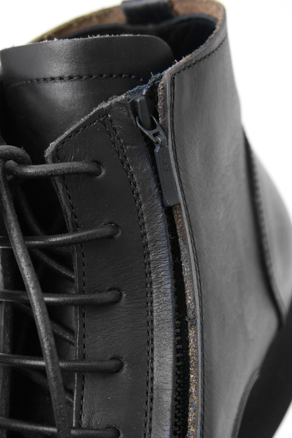 Leather High Cut Sneakers