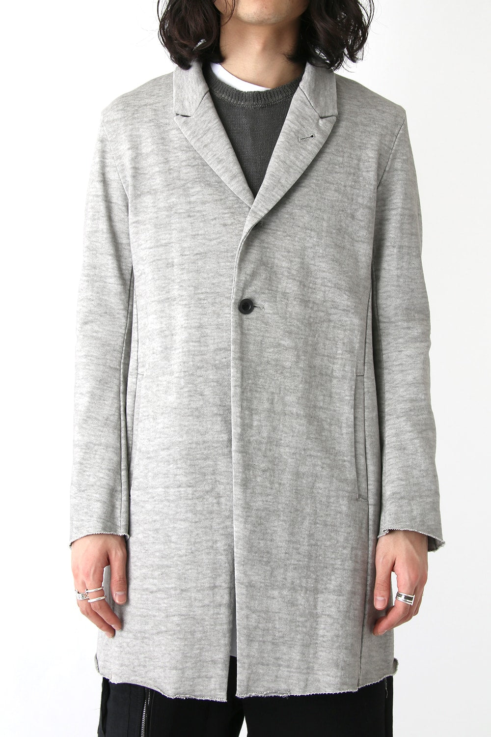 Hanging Inlay Long Jacket