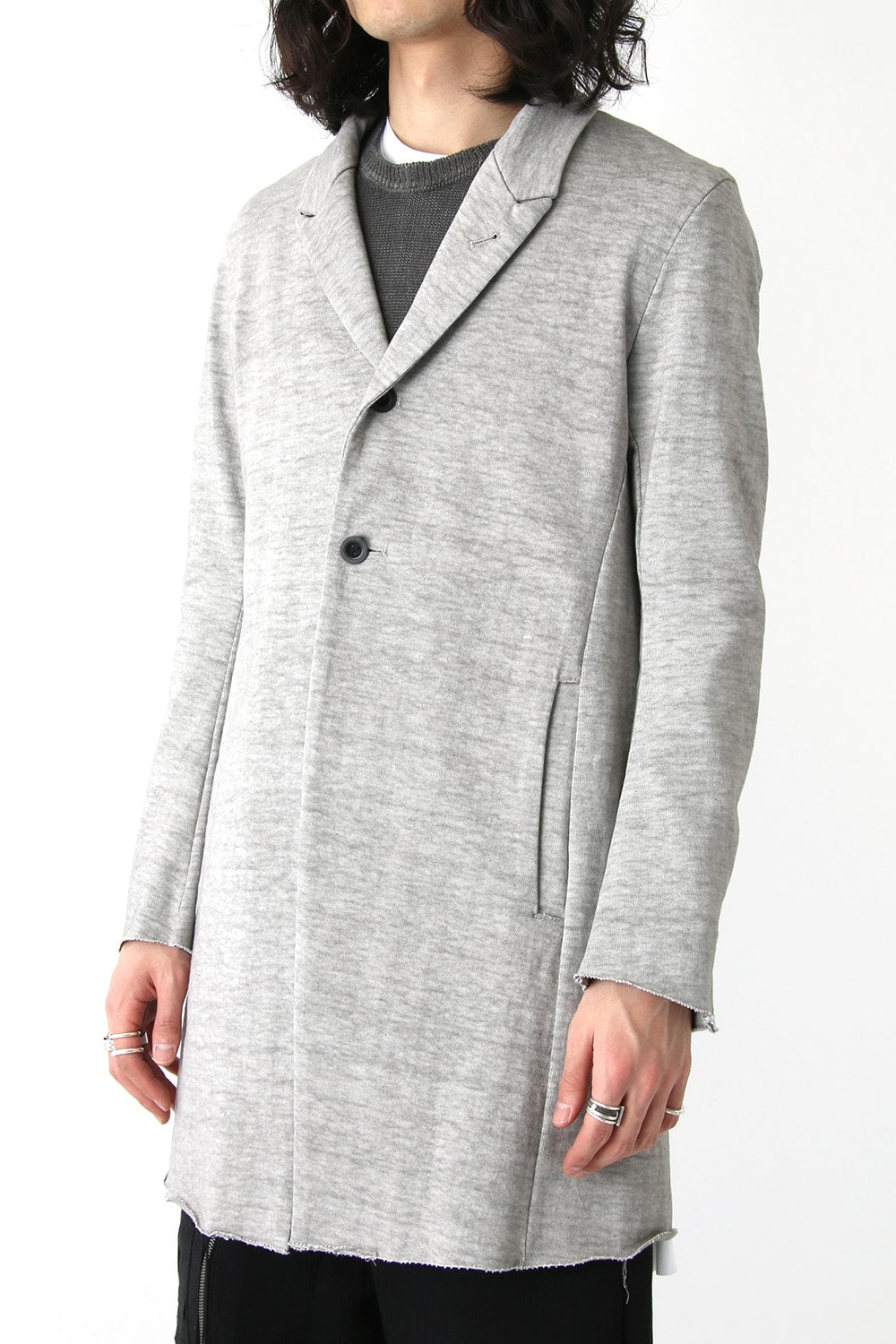 Hanging Inlay Long Jacket