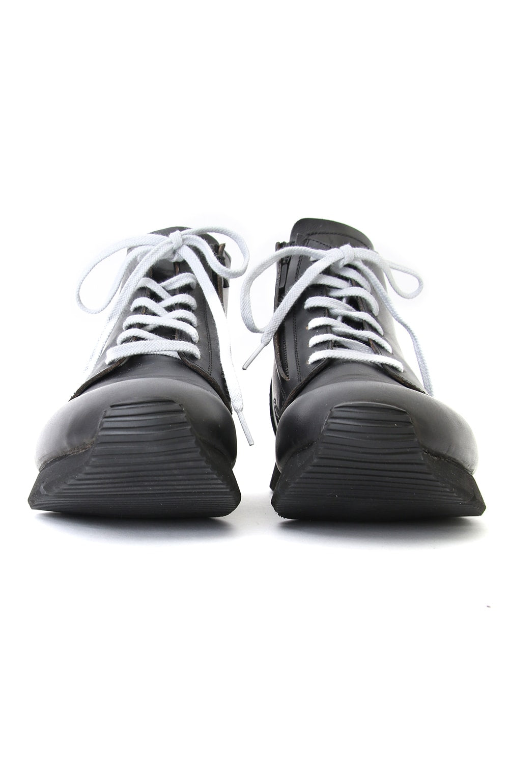 Leather High Cut Sneakers