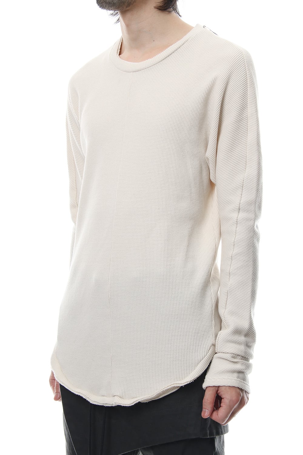 Snow Top Waffle Dolman Sleeve RB-034 Off White