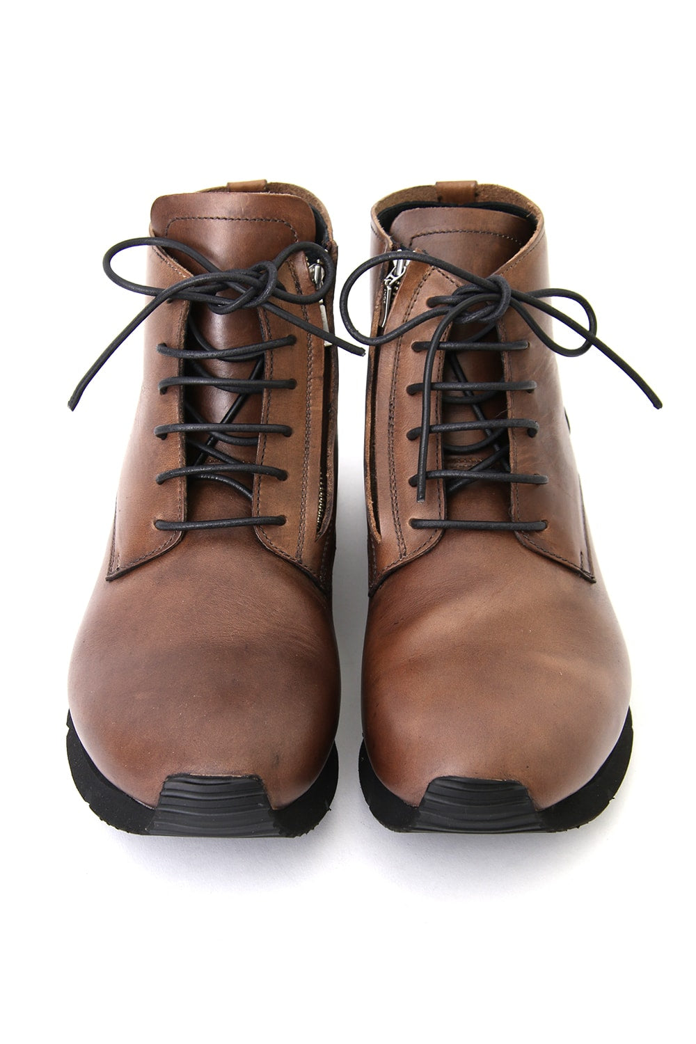 Leather High Cut Sneakers