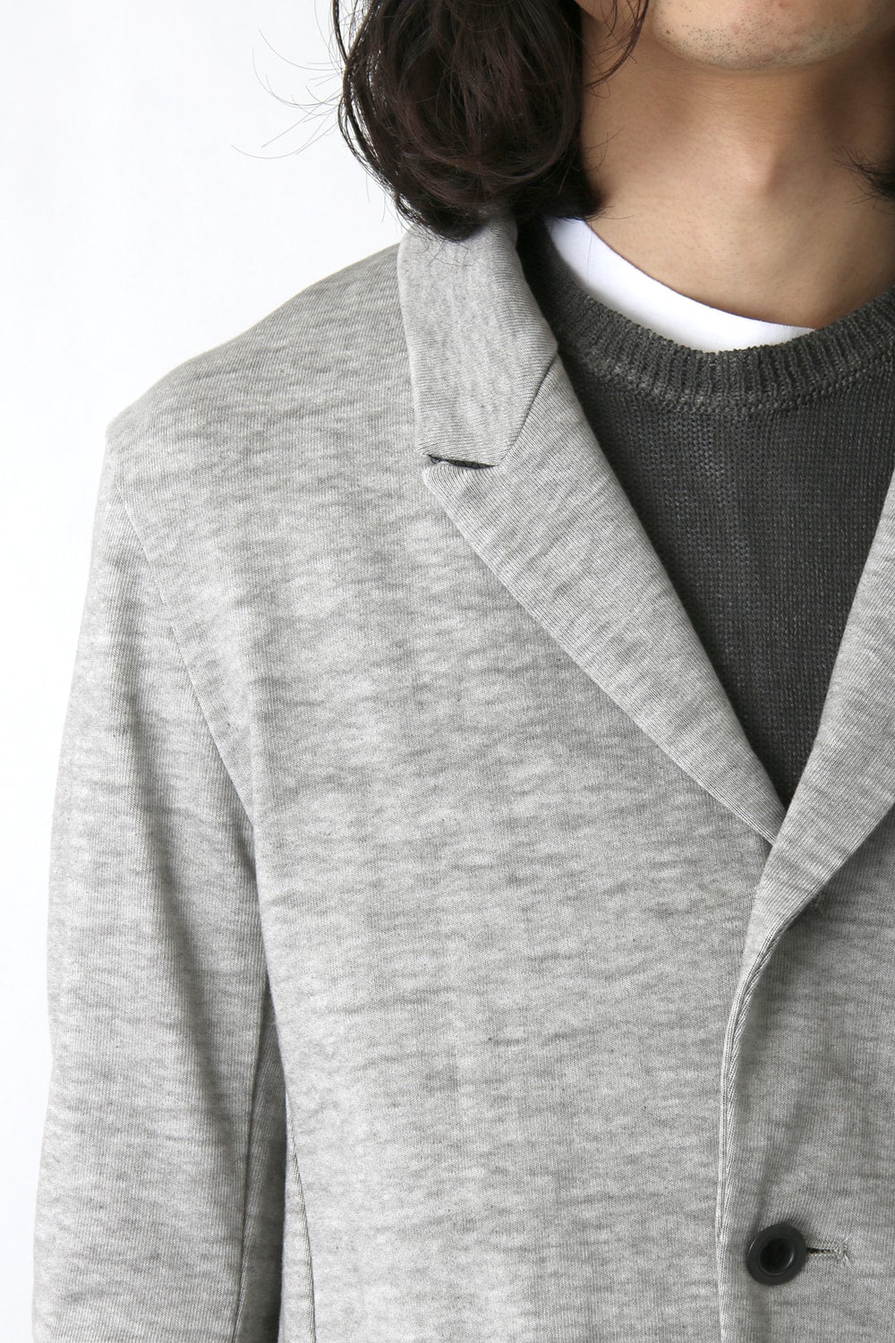 Hanging Inlay Long Jacket