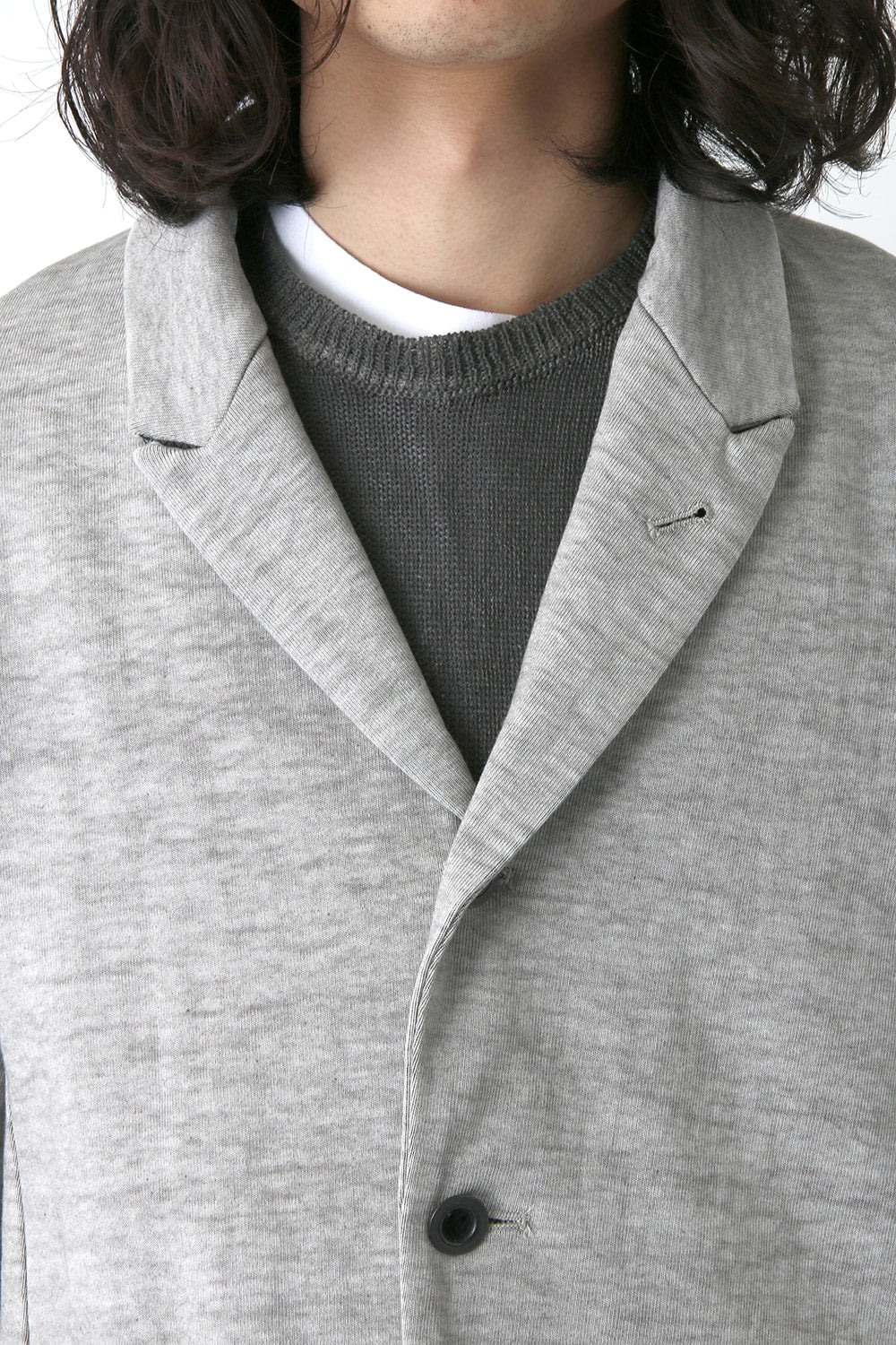 Hanging Inlay Long Jacket