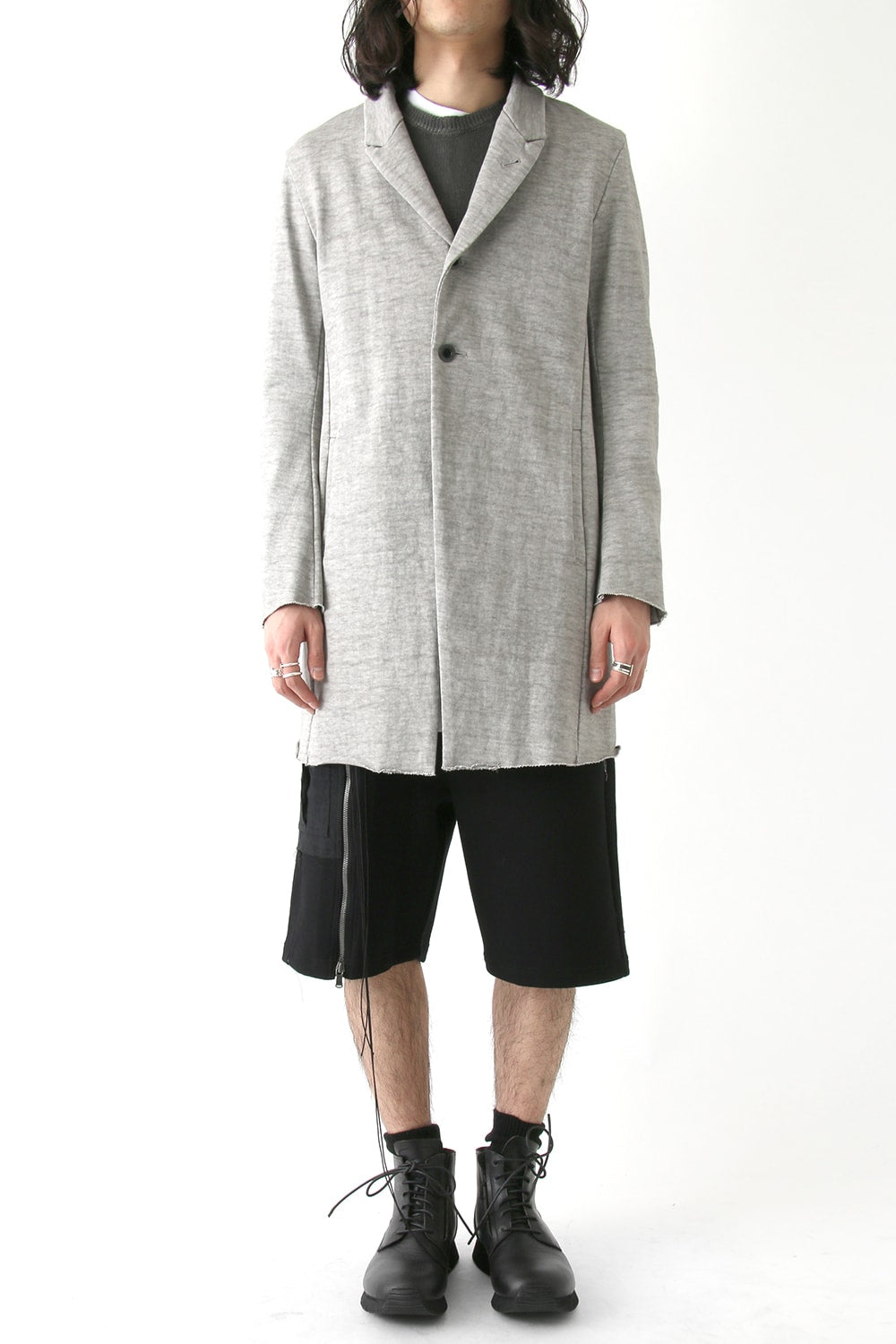 Hanging Inlay Long Jacket